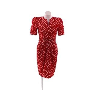 Choon Vintage 1980s red & white polka dot dress